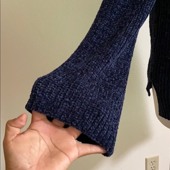 LUCKY BRAND navy blue turtleneck sweater size S - Picture 5 of 11